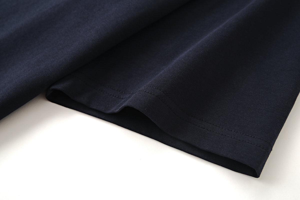 Camiseta 834034 Oversize Azul Oscuro Para Hombre