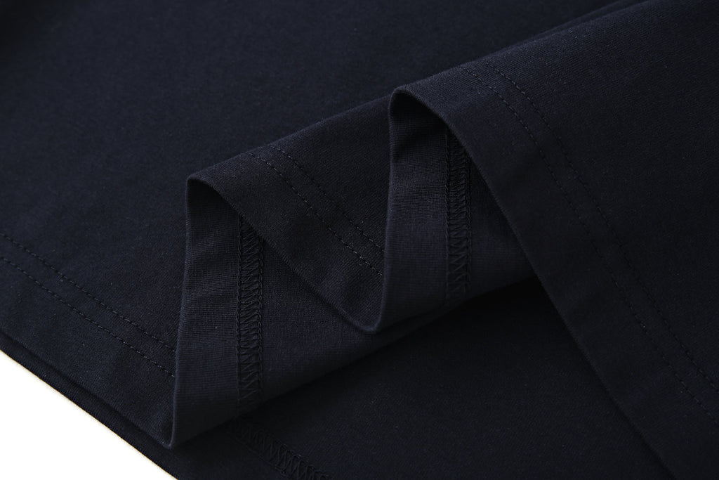 Camiseta B66002 Básica Azul Oscuro Para Hombre