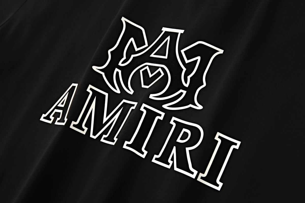 Camiseta 66636 Estampada Negra Para Hombre
