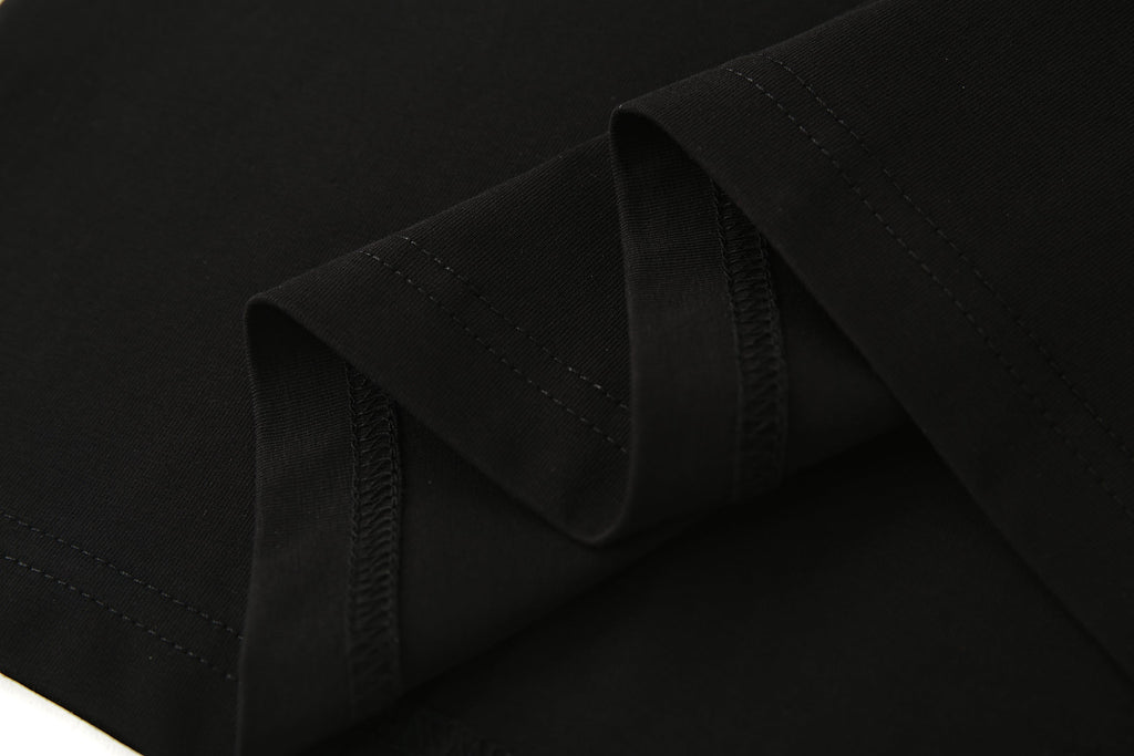 Camiseta 66636 Estampada Negra Para Hombre