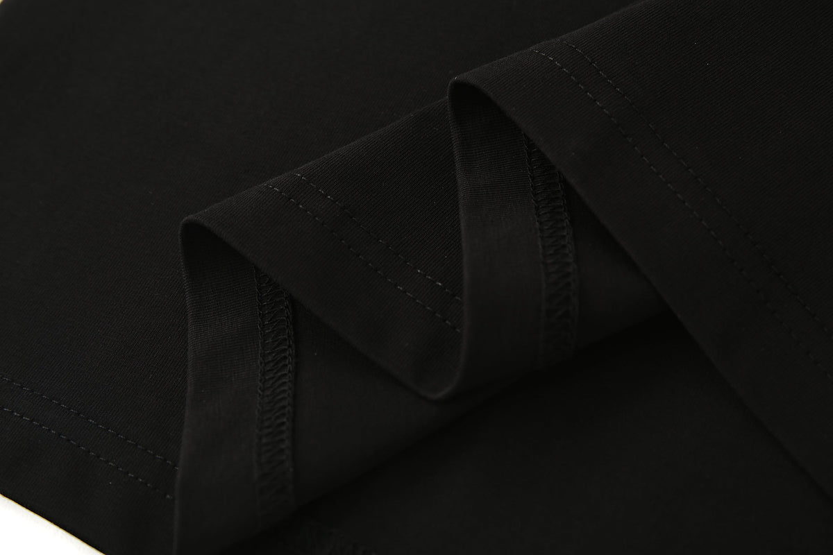 Camiseta 66636 Estampada Negra Para Hombre