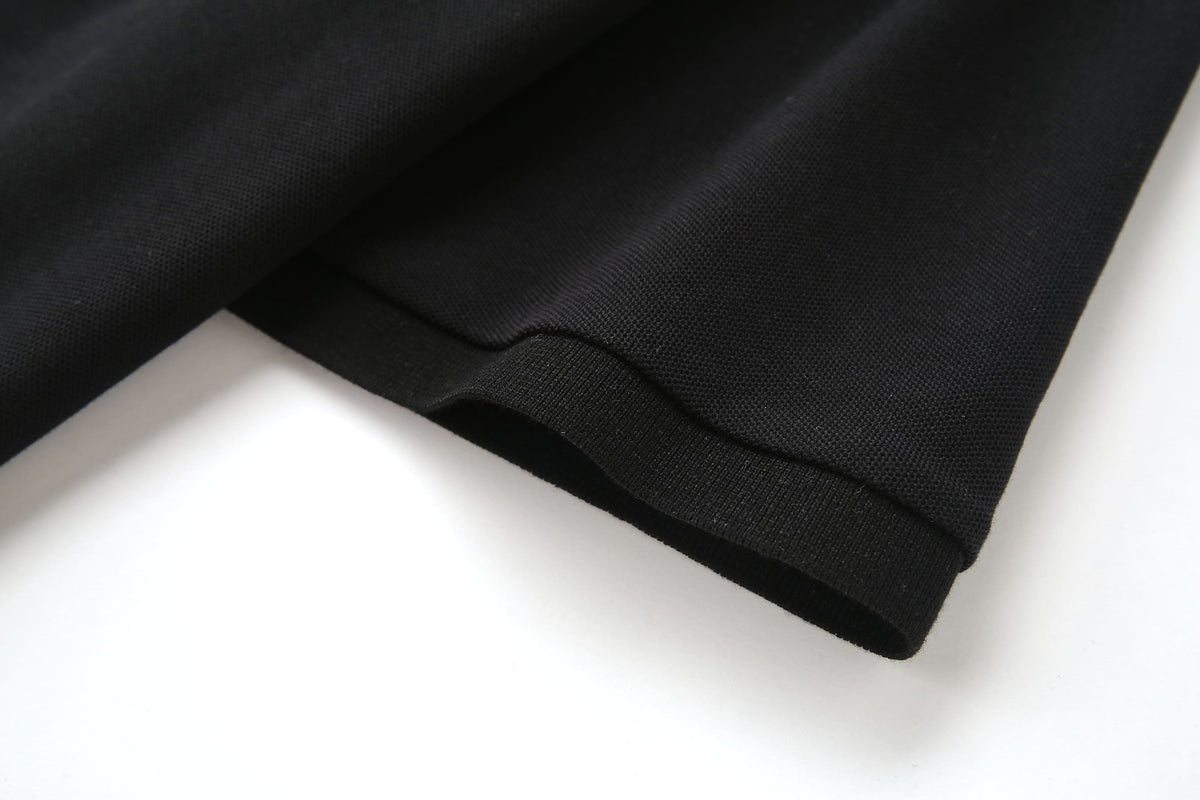 Camiseta 22333 Tipo Polo Negra Para Hombre