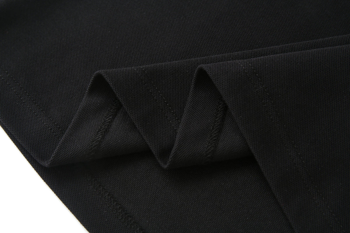 Camiseta 22333 Tipo Polo Negra Para Hombre