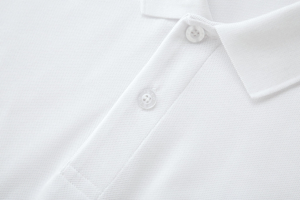 Camiseta 22333 Tipo Polo Blanca Para Hombre