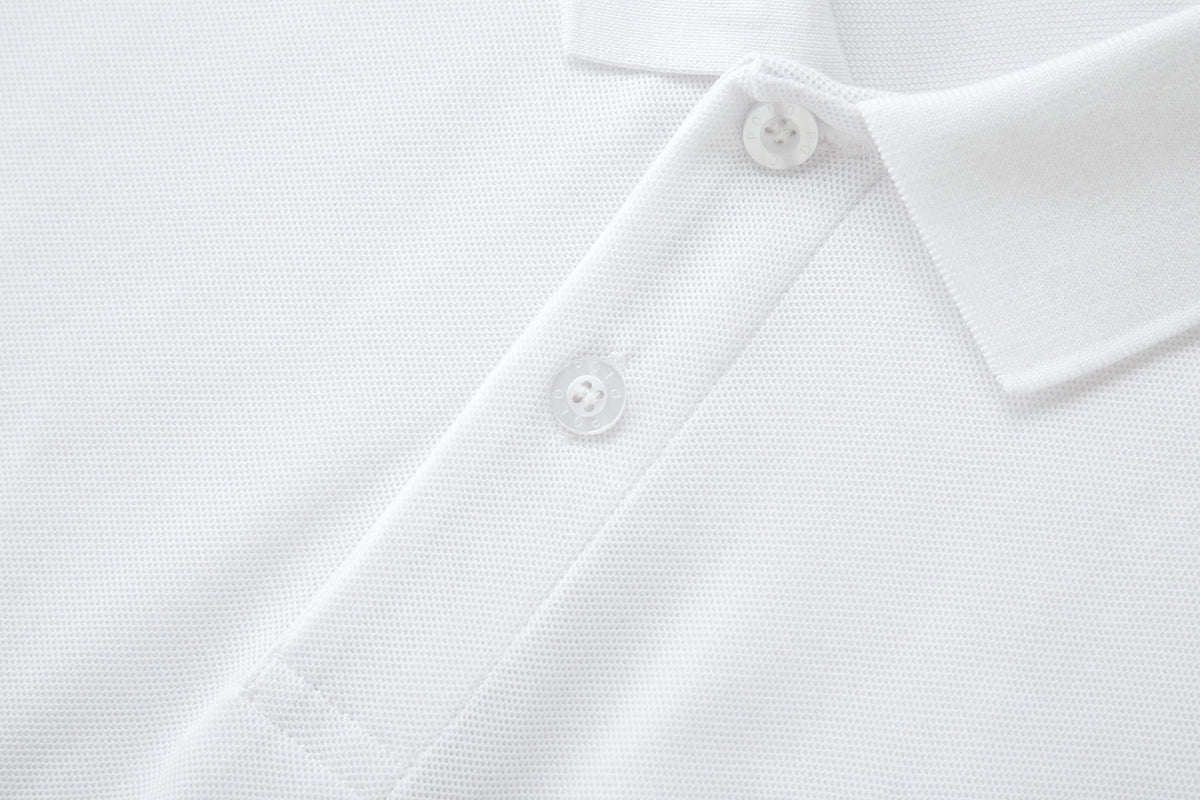 Camiseta 22333 Tipo Polo Blanca Para Hombre