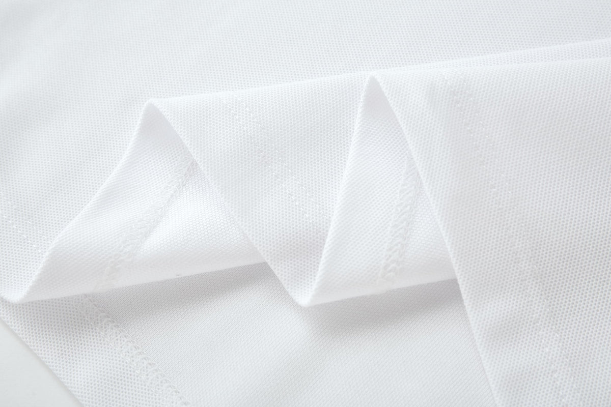 Camiseta 22473# Tipo Polo Blanca Para Hombre