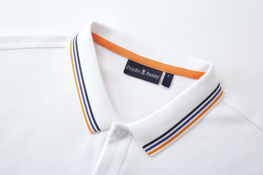 Camiseta 22370 Tipo Polo Blanca Para Hombre