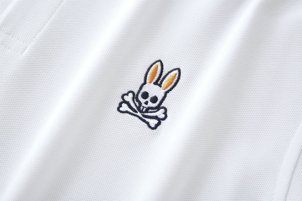 Camiseta 22370 Tipo Polo Blanca Para Hombre