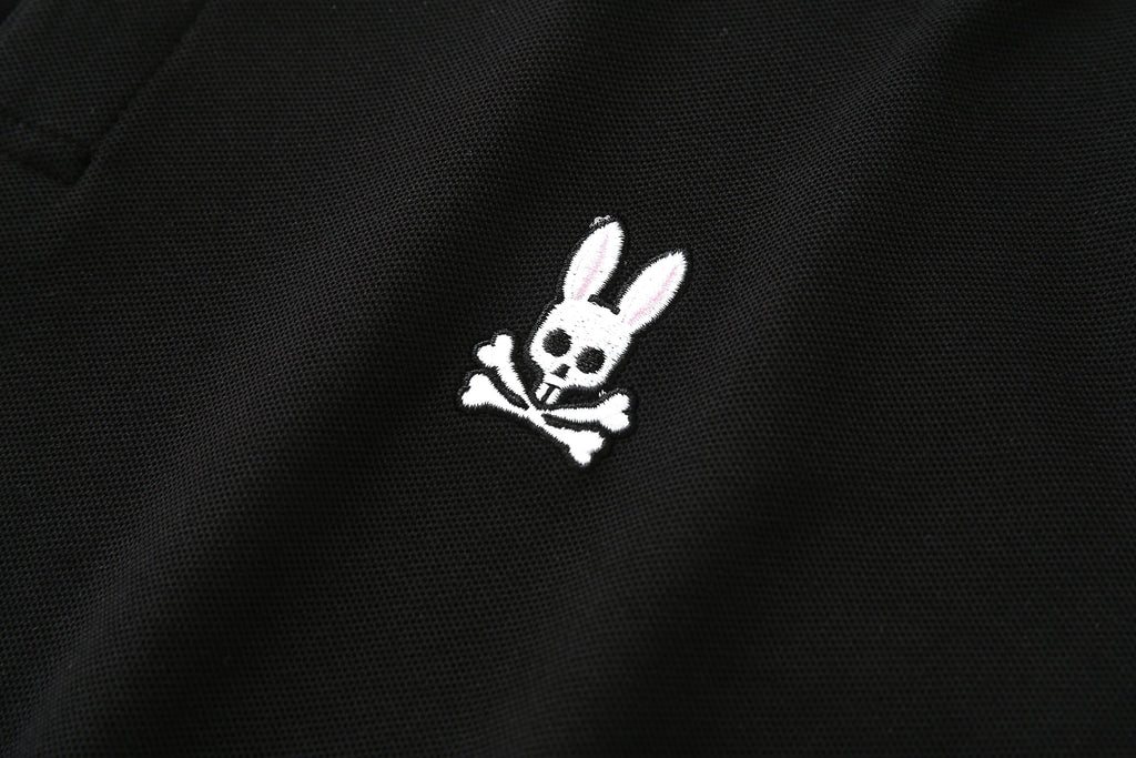 Camiseta 22370 Tipo Polo Negra Para Hombre