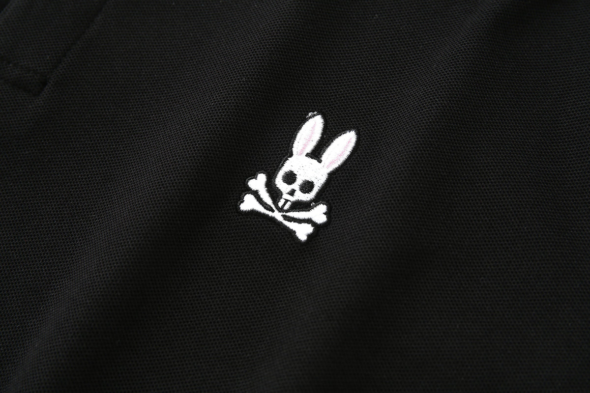Camiseta 22370 Tipo Polo Negra Para Hombre