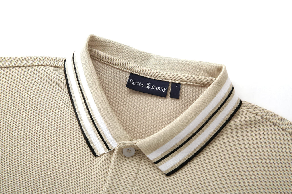 Camiseta 22471# Tipo Polo Khaki Para Hombre