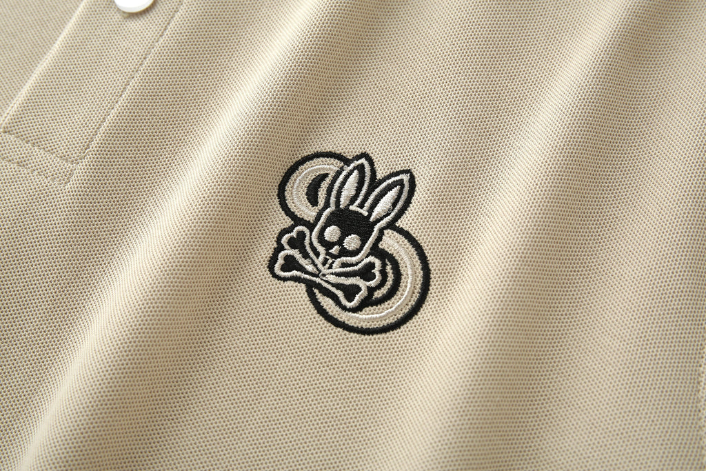Camiseta 22466# Tipo Polo Khaki Para Hombre
