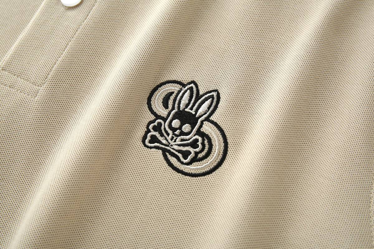 Camiseta 22466# Tipo Polo Khaki Para Hombre
