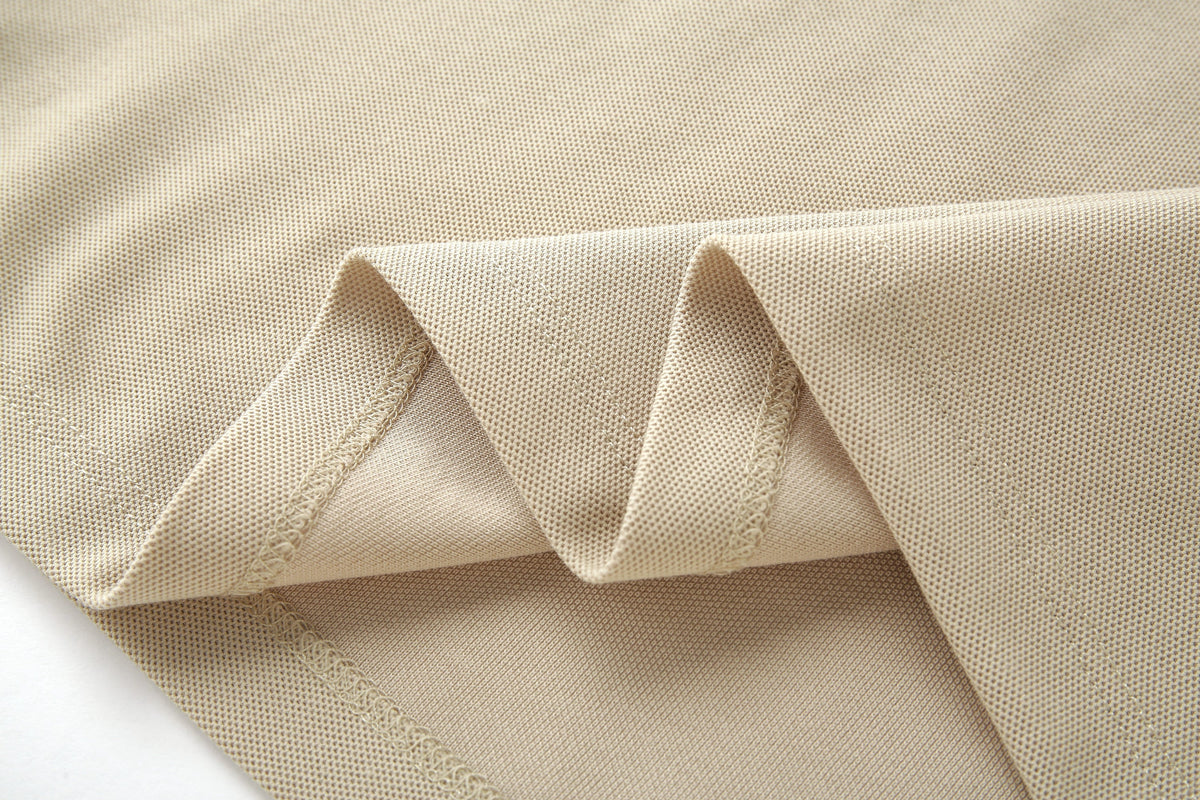 Camiseta 22466# Tipo Polo Khaki Para Hombre