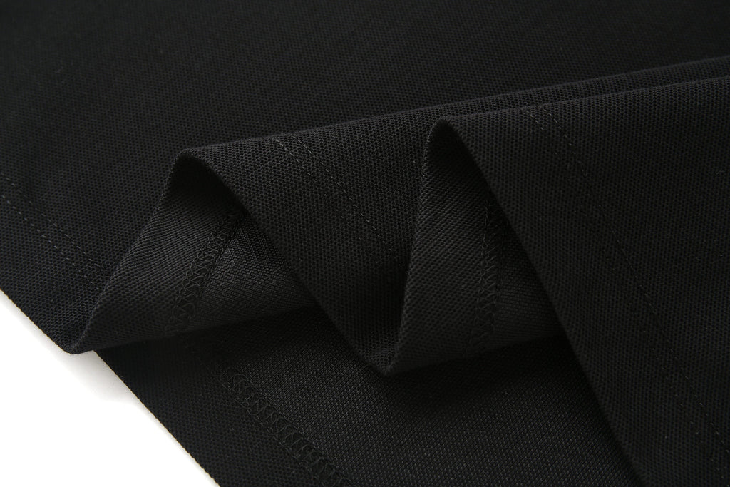 Camiseta 22466# Tipo Polo Negra Para Hombre