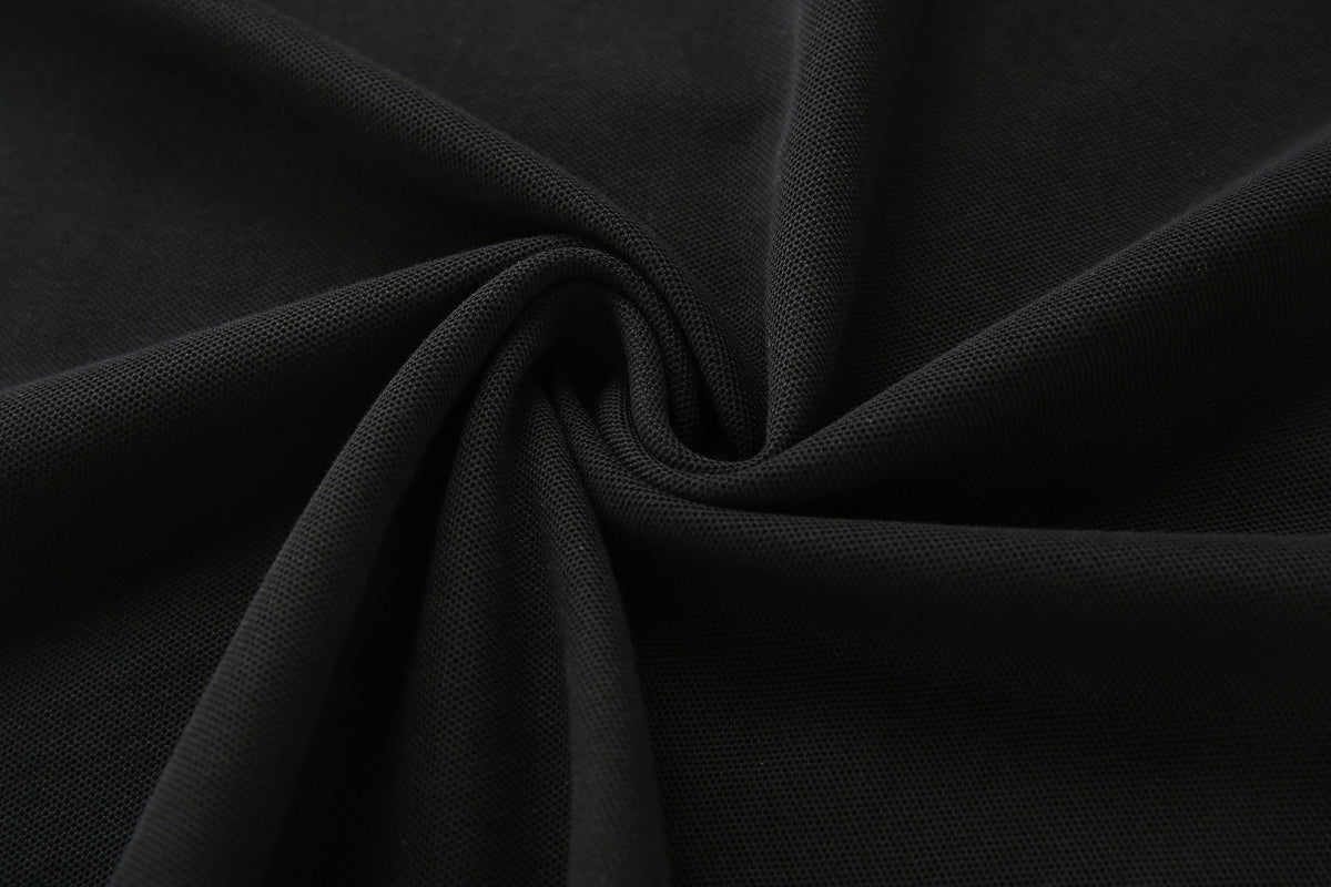 Camiseta 22466# Tipo Polo Negra Para Hombre