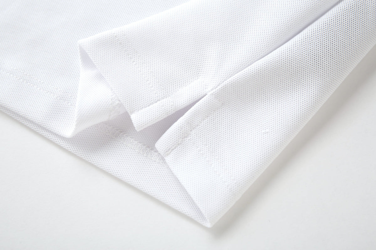 Camiseta 22372# Tipo Polo Blanca Para Hombre