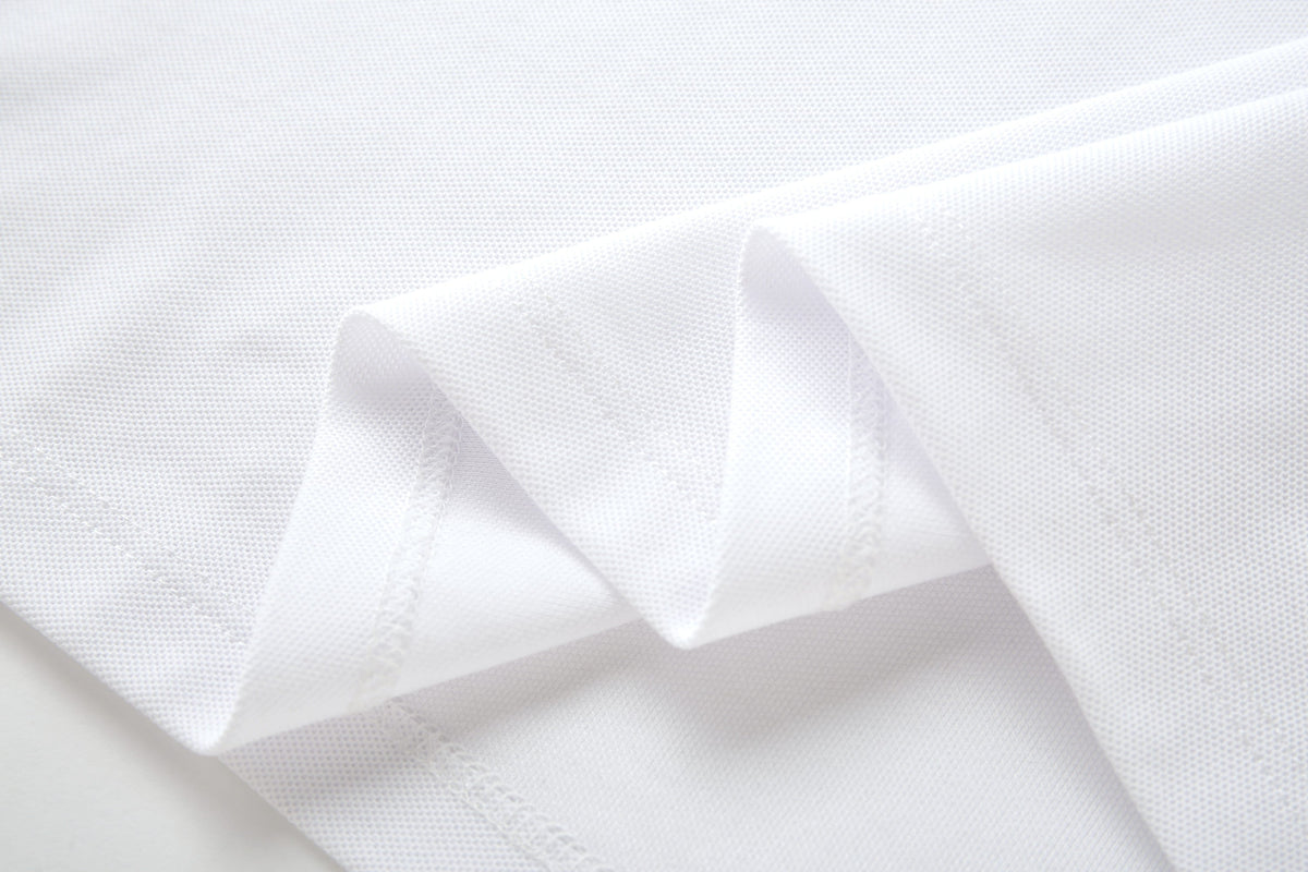 Camiseta 22372# Tipo Polo Blanca Para Hombre