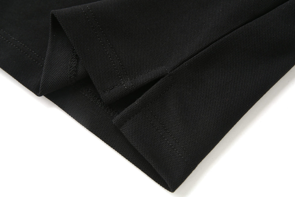 Camiseta 22372# Tipo Polo Negra Para Hombre