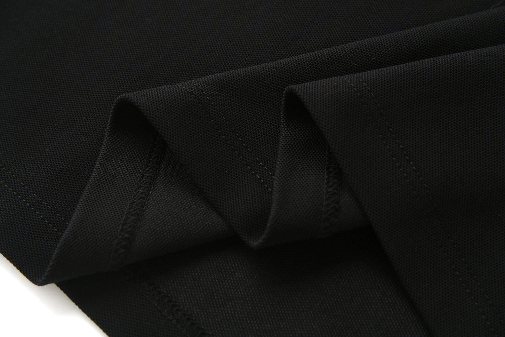 Camiseta 22372# Tipo Polo Negra Para Hombre