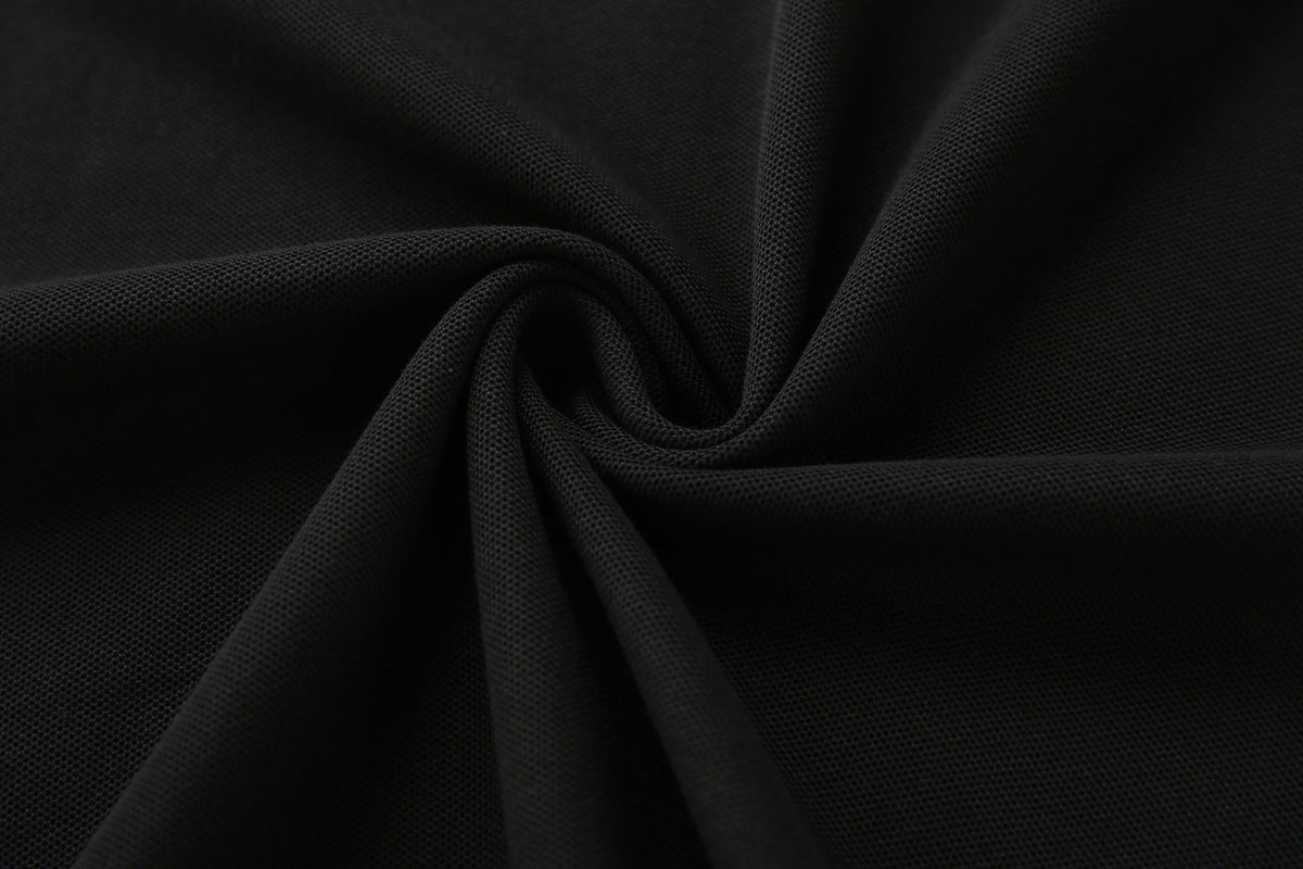 Camiseta 22372# Tipo Polo Negra Para Hombre
