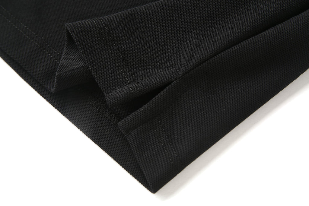 Camiseta 22476# Tipo Polo Negra Para Hombre