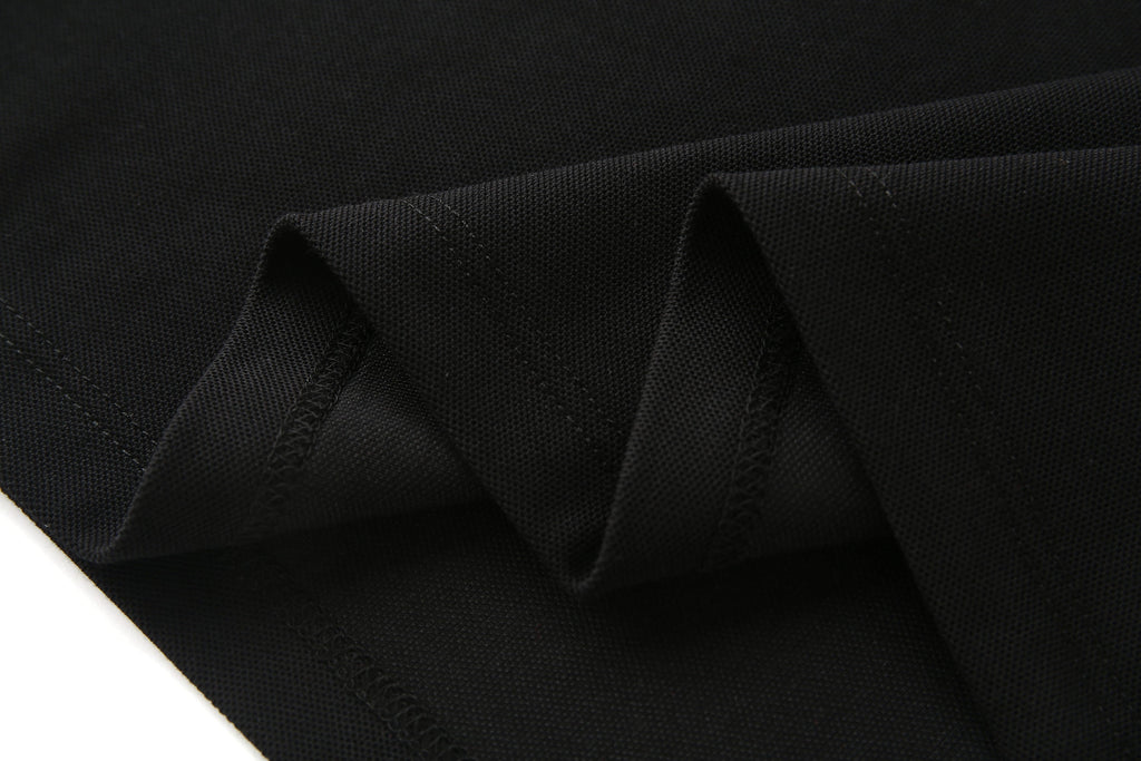 Camiseta 22476# Tipo Polo Negra Para Hombre
