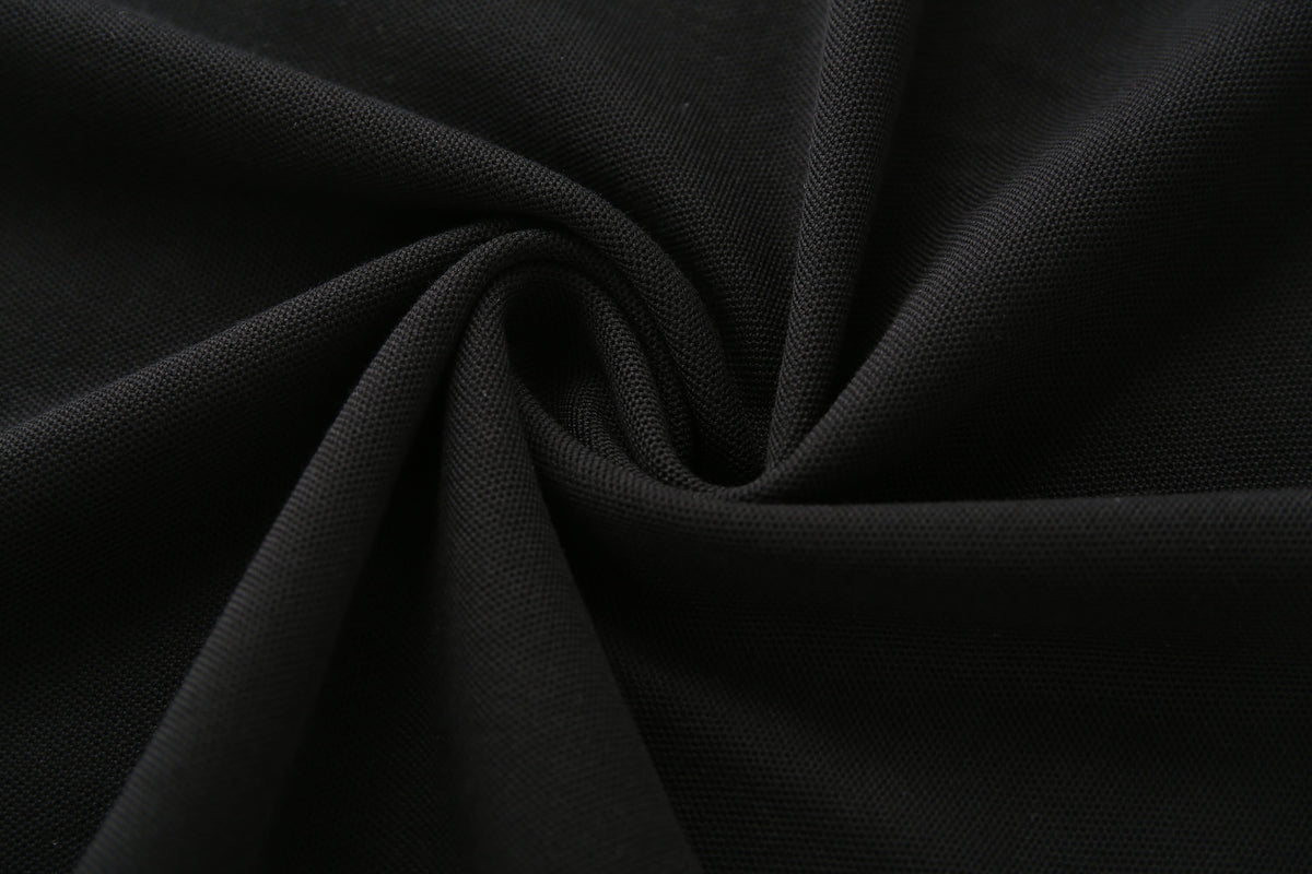 Camiseta 22476# Tipo Polo Negra Para Hombre