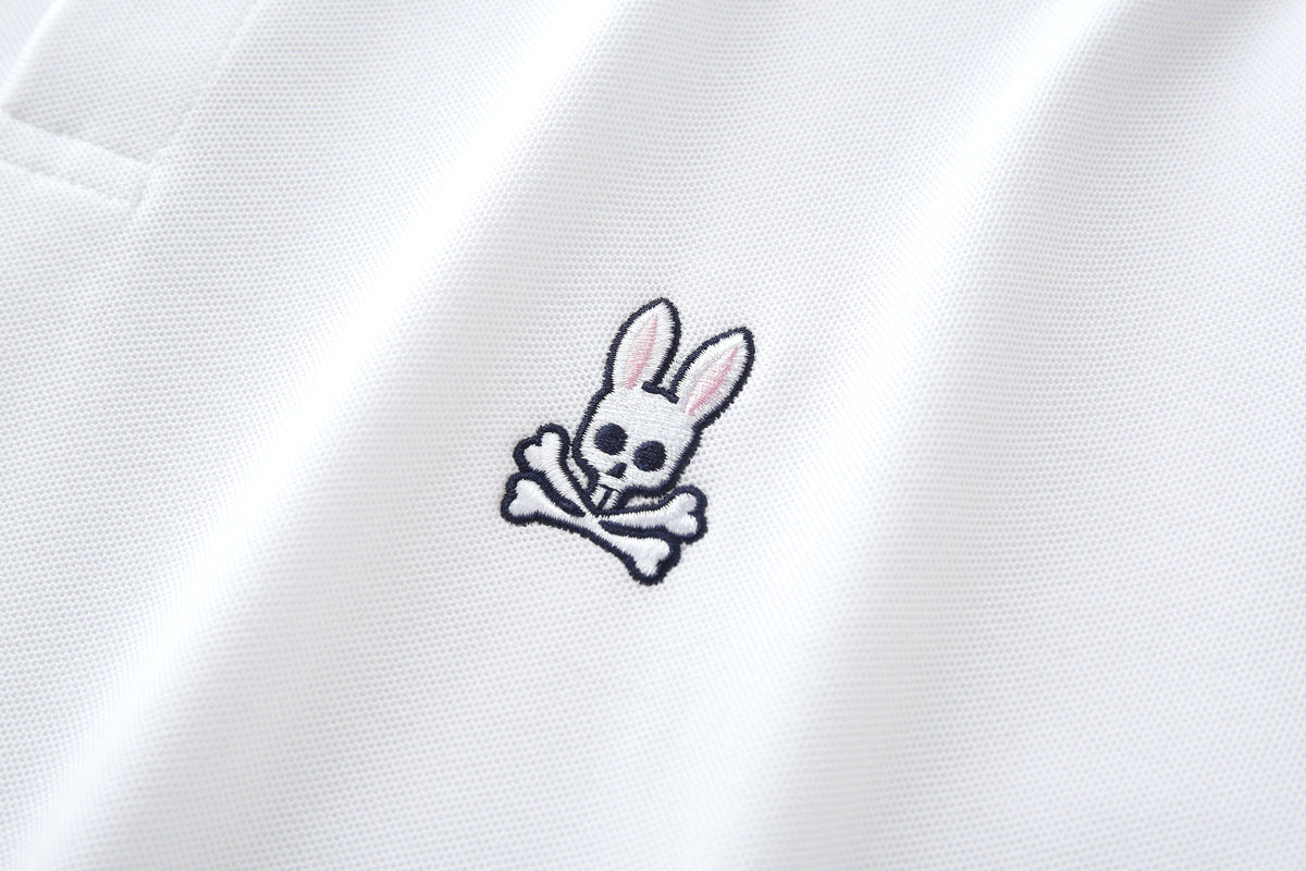 Camiseta 22476# Tipo Polo Blanca Para Hombre