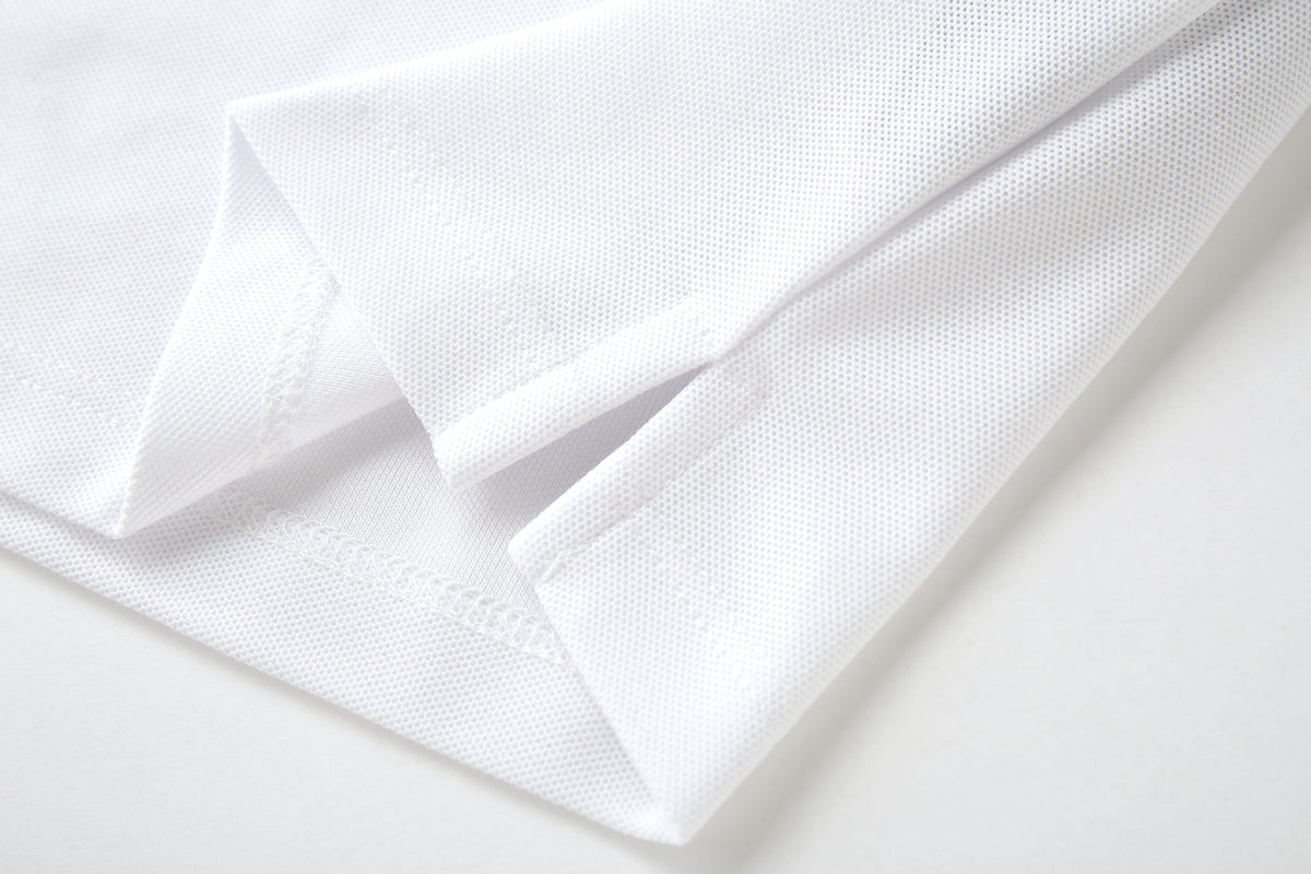 Camiseta 22476# Tipo Polo Blanca Para Hombre