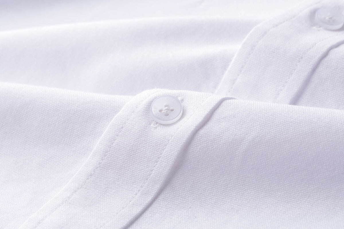 Camisa 50001 Blanca Manga Larga Para Hombre