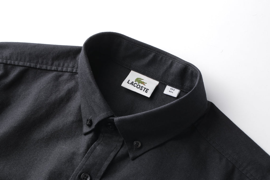 Camisa 50001 Negra Manga Larga Para Hombre
