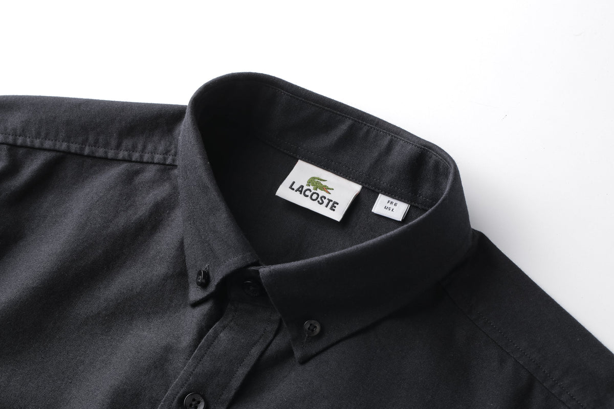 Camisa 50001 Negra Manga Larga Para Hombre