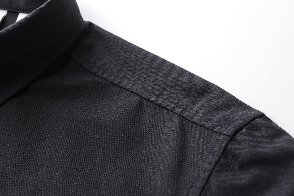 Camisa 50001 Negra Manga Larga Para Hombre