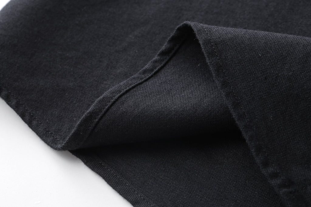 Camisa 50001 Negra Manga Larga Para Hombre