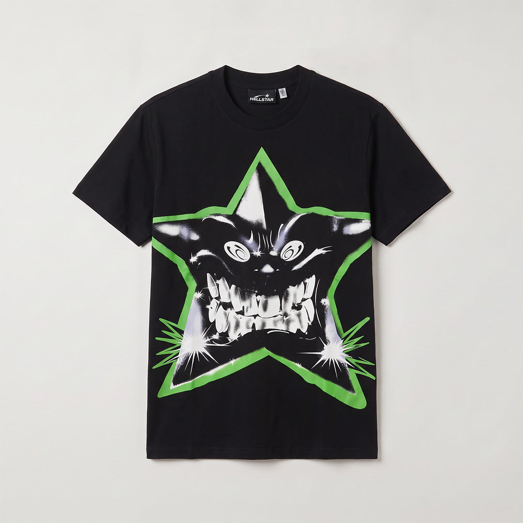 Camiseta 661117 Estampada Negra