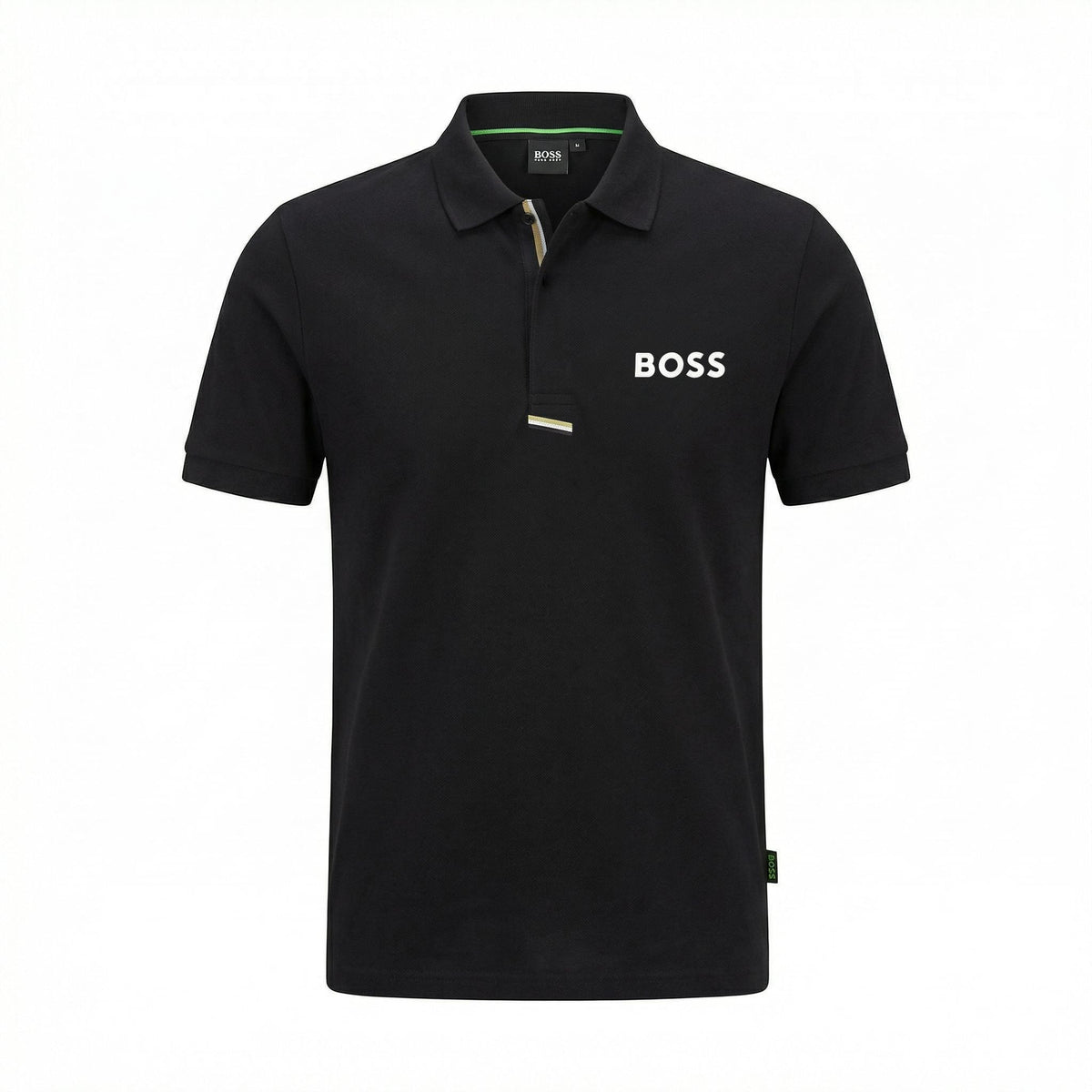 Camiseta 918006 Tipo Polo Negro para hombre