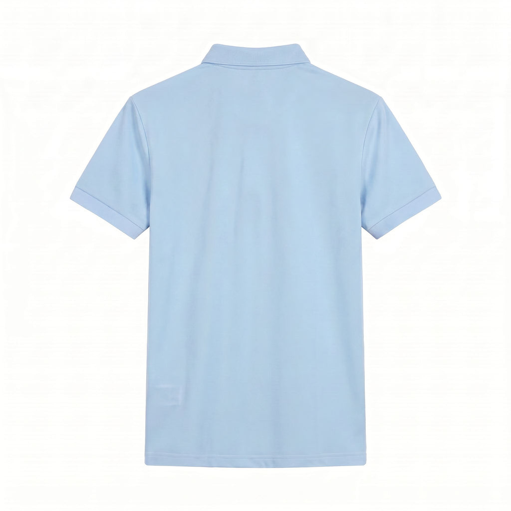 Camiseta 185026 Tipo Polo Azul Claro para hombre