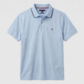 Camiseta 185043 Tipo Polo Azul Claro para hombre