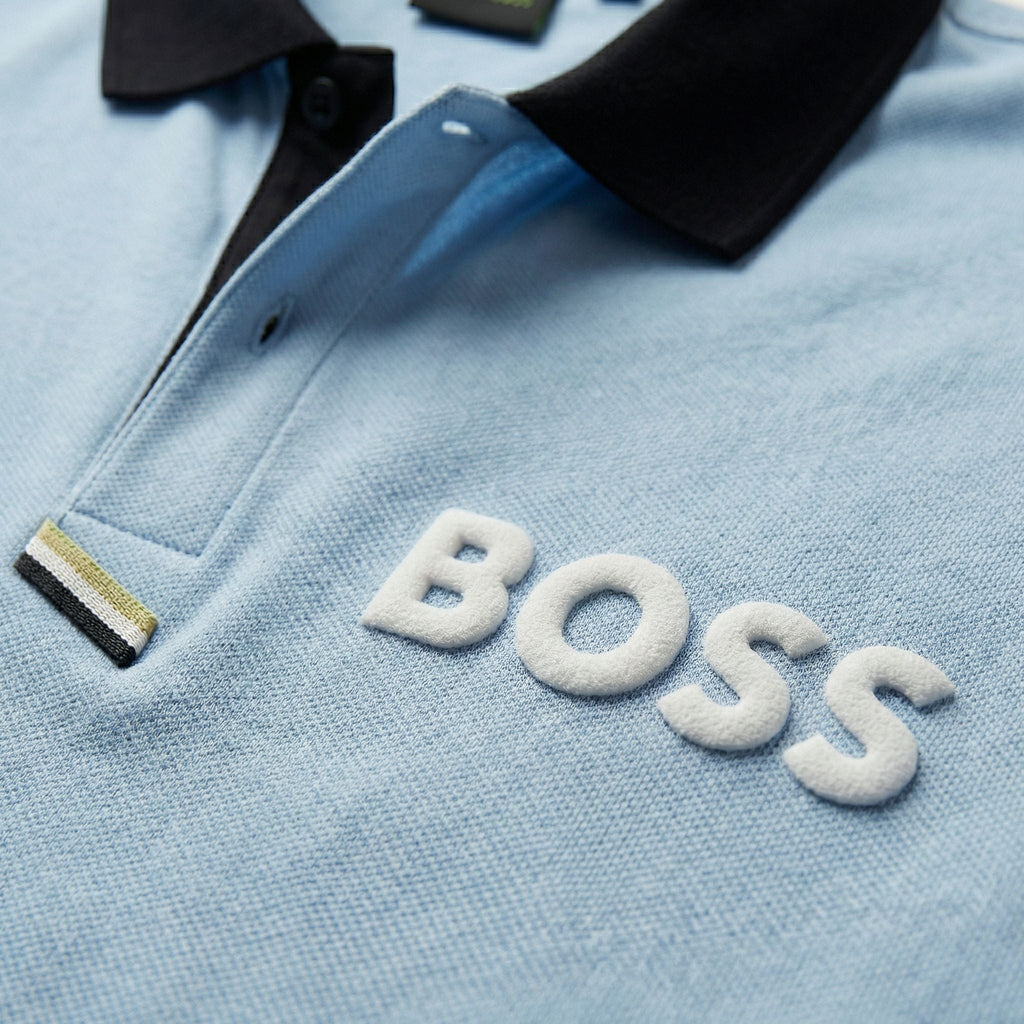 Camiseta 918006 Tipo Polo Azul Claro para hombre