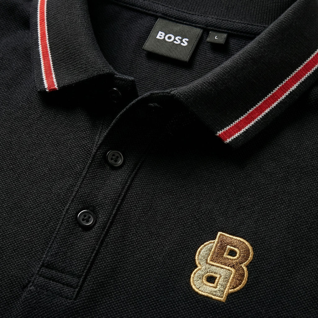 Camiseta 918019 Tipo Polo Negro para hombre
