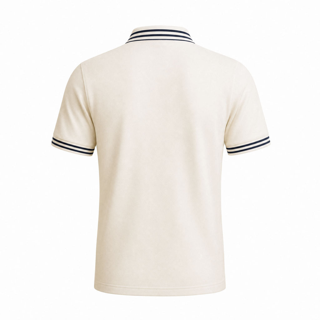 Camiseta 918010 Tipo Polo Crema para hombre