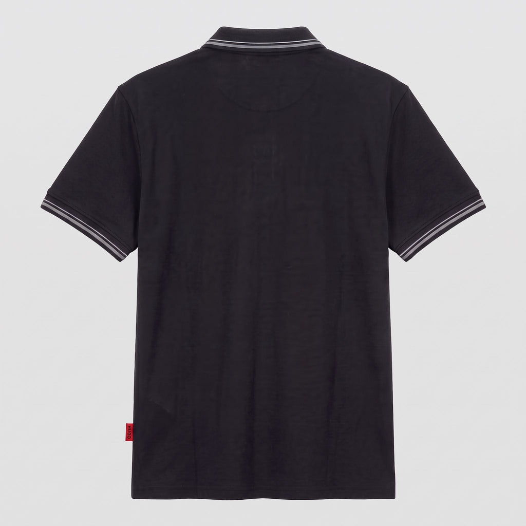 Camiseta 918021 Tipo Polo Negro para hombre