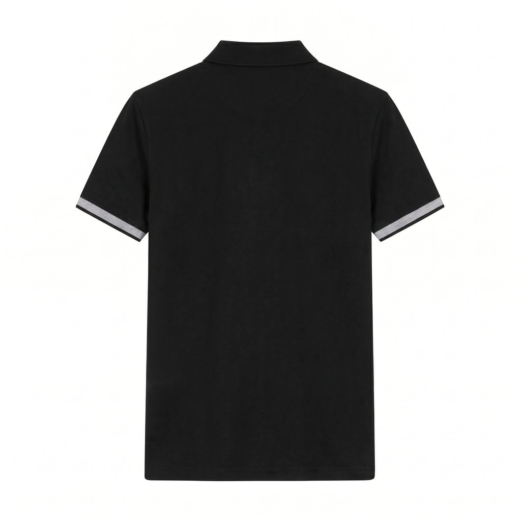 Camiseta 918013 Tipo Polo Negro para hombre