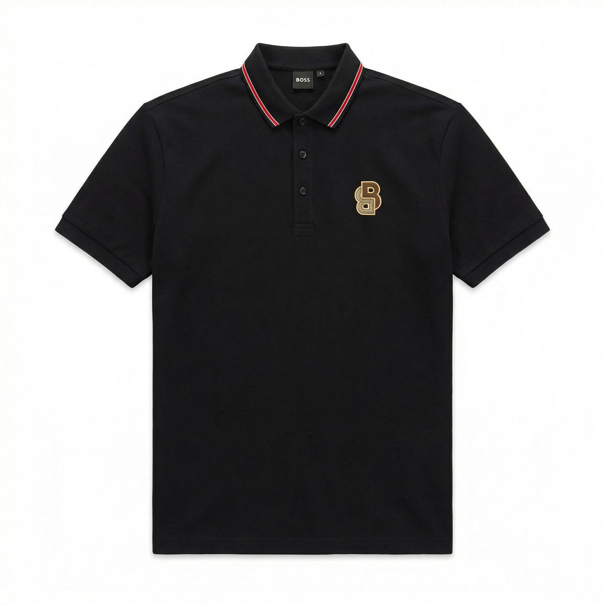 Camiseta 918019 Tipo Polo Negro para hombre