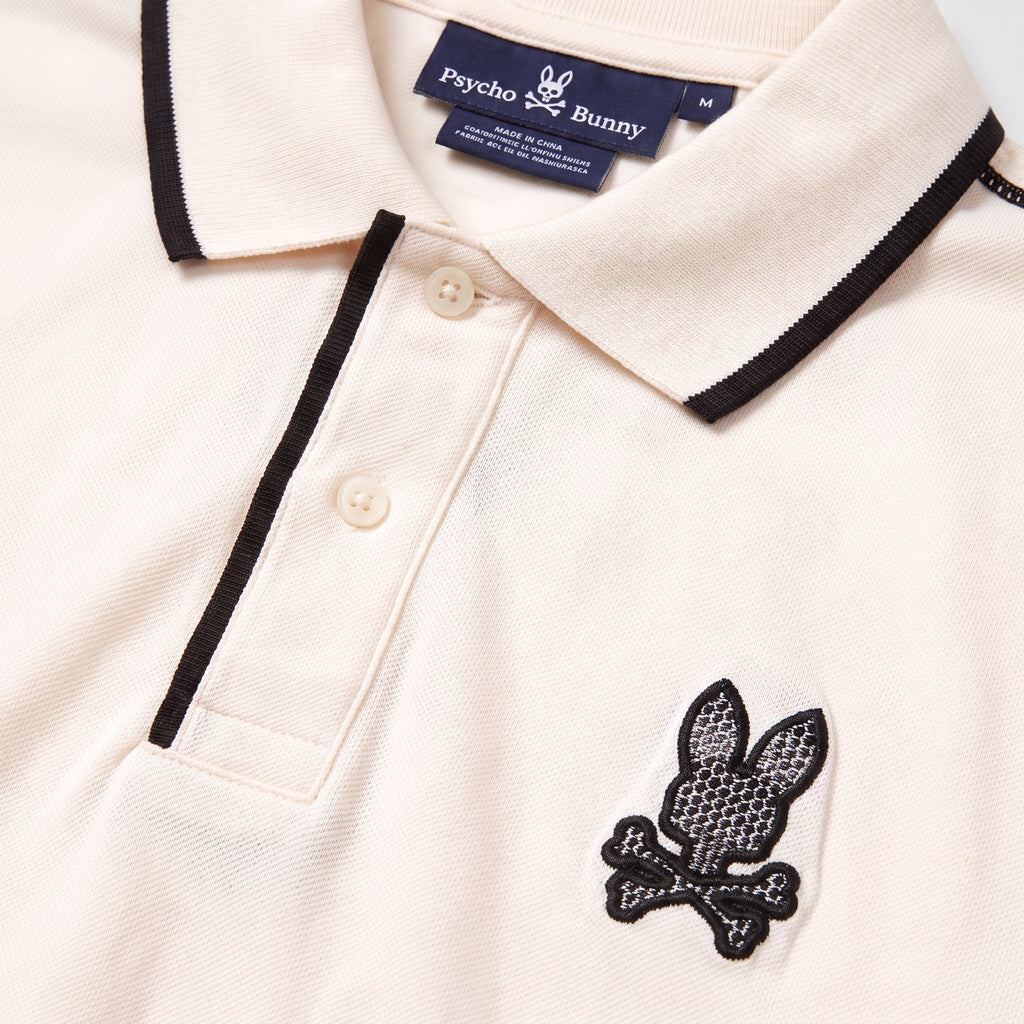 Camiseta 185033 Tipo Polo Crema para hombre