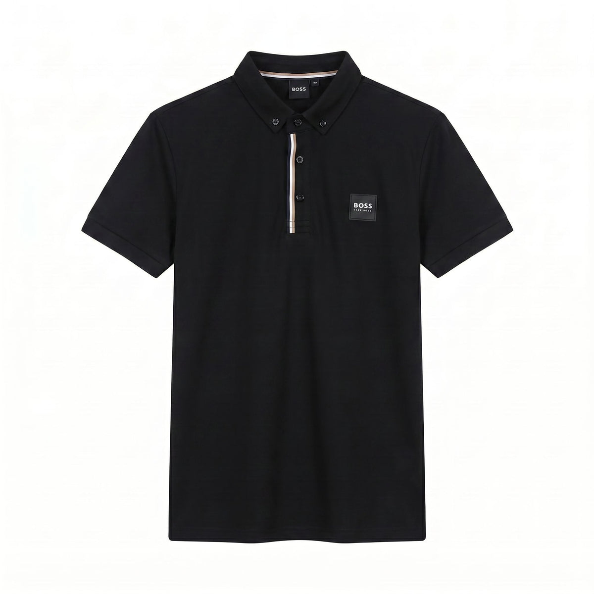Camiseta 185026 Tipo Polo Negro para hombre