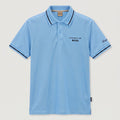 Camiseta 185023 Tipo Polo Azul Claro para hombre