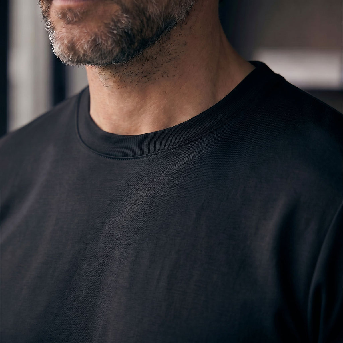 Camiseta 25D657-1 Negro Para Hombre