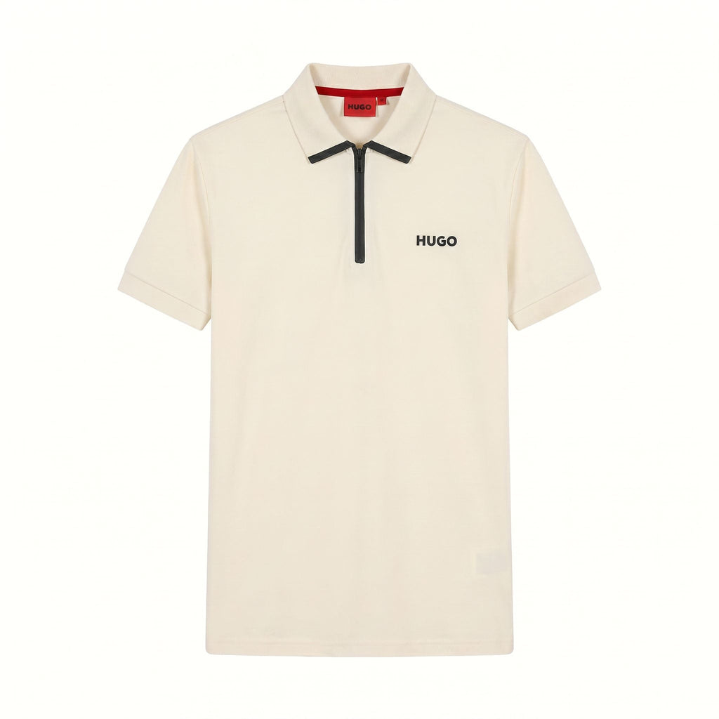 Camiseta 185027 Tipo Polo Crema para hombre